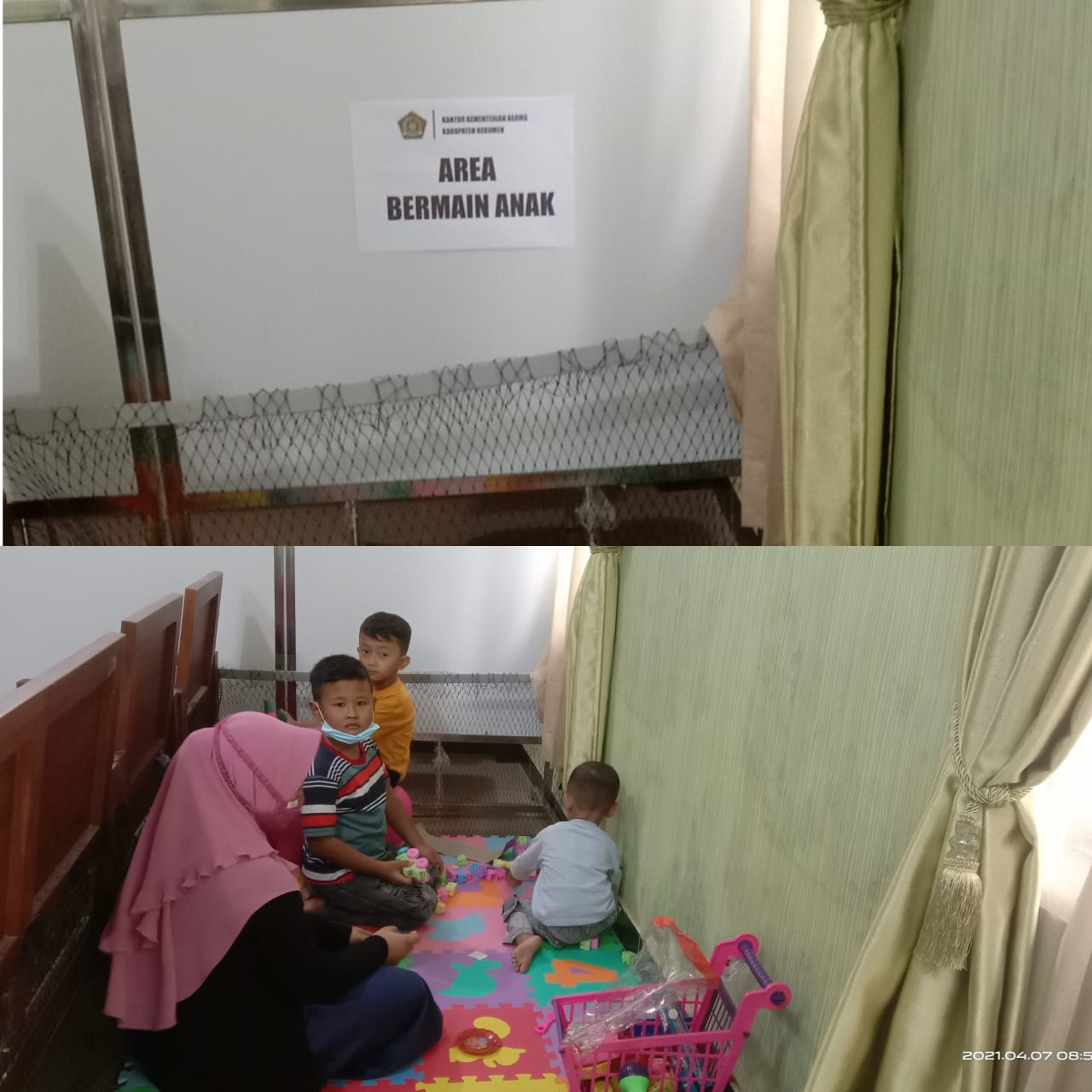 Kemenag Kebumen Kini Punya Fasilitas Area Bermain Anak