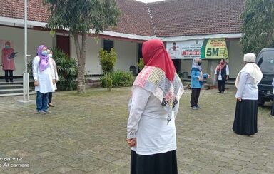 Gladi Bersih Latihan Upacara Peringatan Hari Kartini Tahun 2021