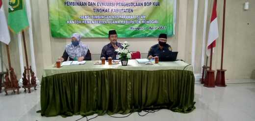Tingkatkan Akuntabilitas dan Transparansi, Kemenag Adakan Pembinaan dan Evaluasi Pengelolaan BOP KUA