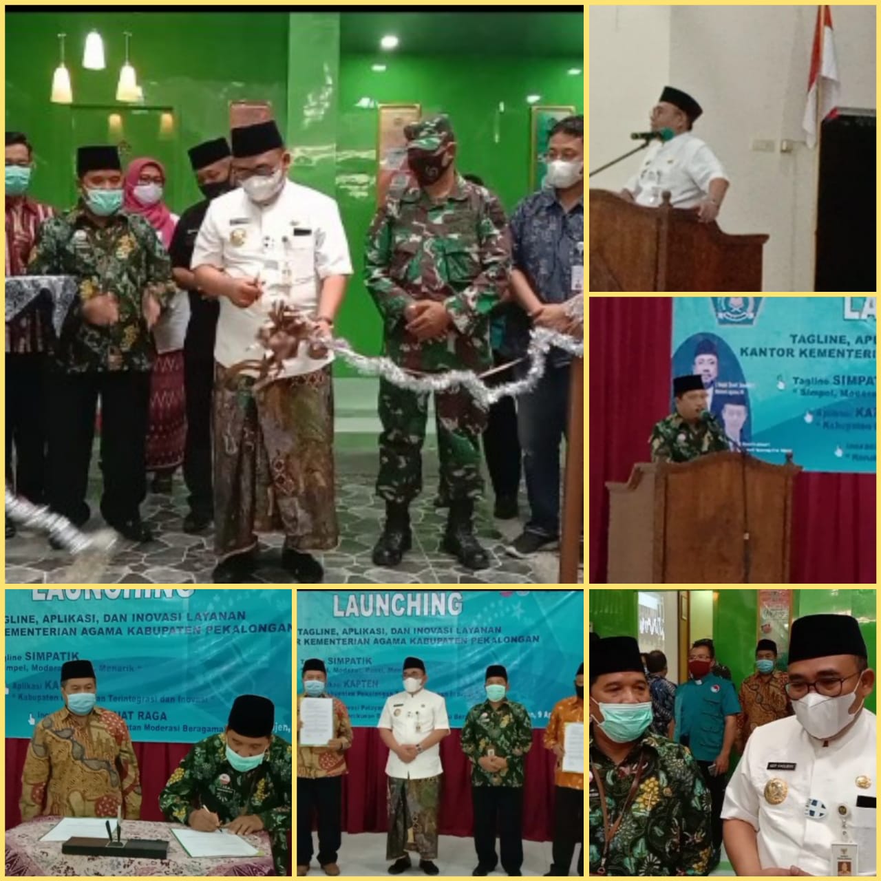 Launching Tagline, Aplikasi dan Inovasi Layanan Kankemenag Kab. Pekalongan