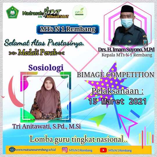 Lagi, 10 Medali Lomba Mapel Disabet MTsN 1 Rembang