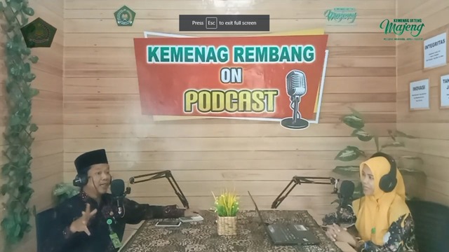 Kemenag Rembang on Podcast, Kakankemenag ungkap strategi lulus S2 hingga hobi bertani