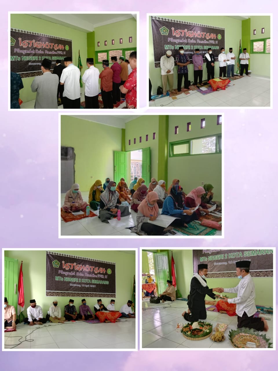 Sambut Bulan Ramadhan 1442 H/2021 M, MTsN 2 Kota Semarang gelar acara Istighotsah.
