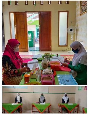 Monitoring UM MI Maarif Al Falah Joyokusumo Berjalan Lancar