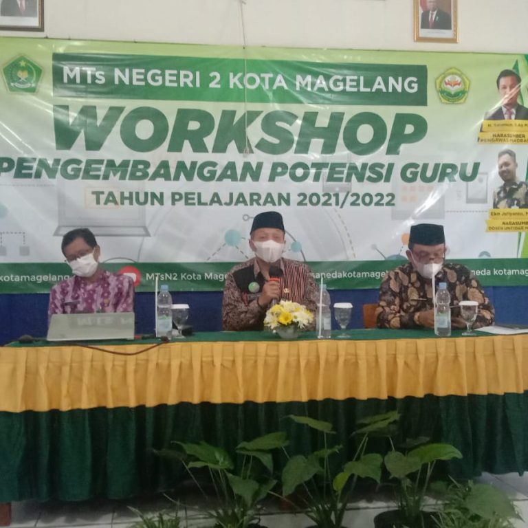MTsN 2 Kota Magelang Gelar Workshop Untuk Kembangkan Potensi Guru