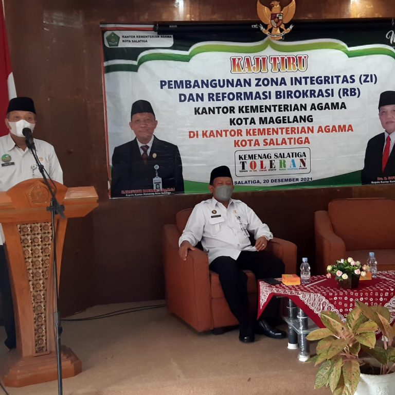 Kankemenag Kota Magelang Kaji Tiru PMPZI Di Kankemenag Kota Salatiga
