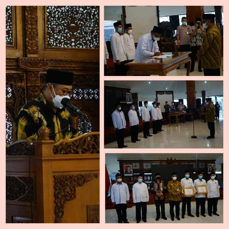 Walikota Magelang Lantik Pimpinan Baznas Periode 2021 – 2026