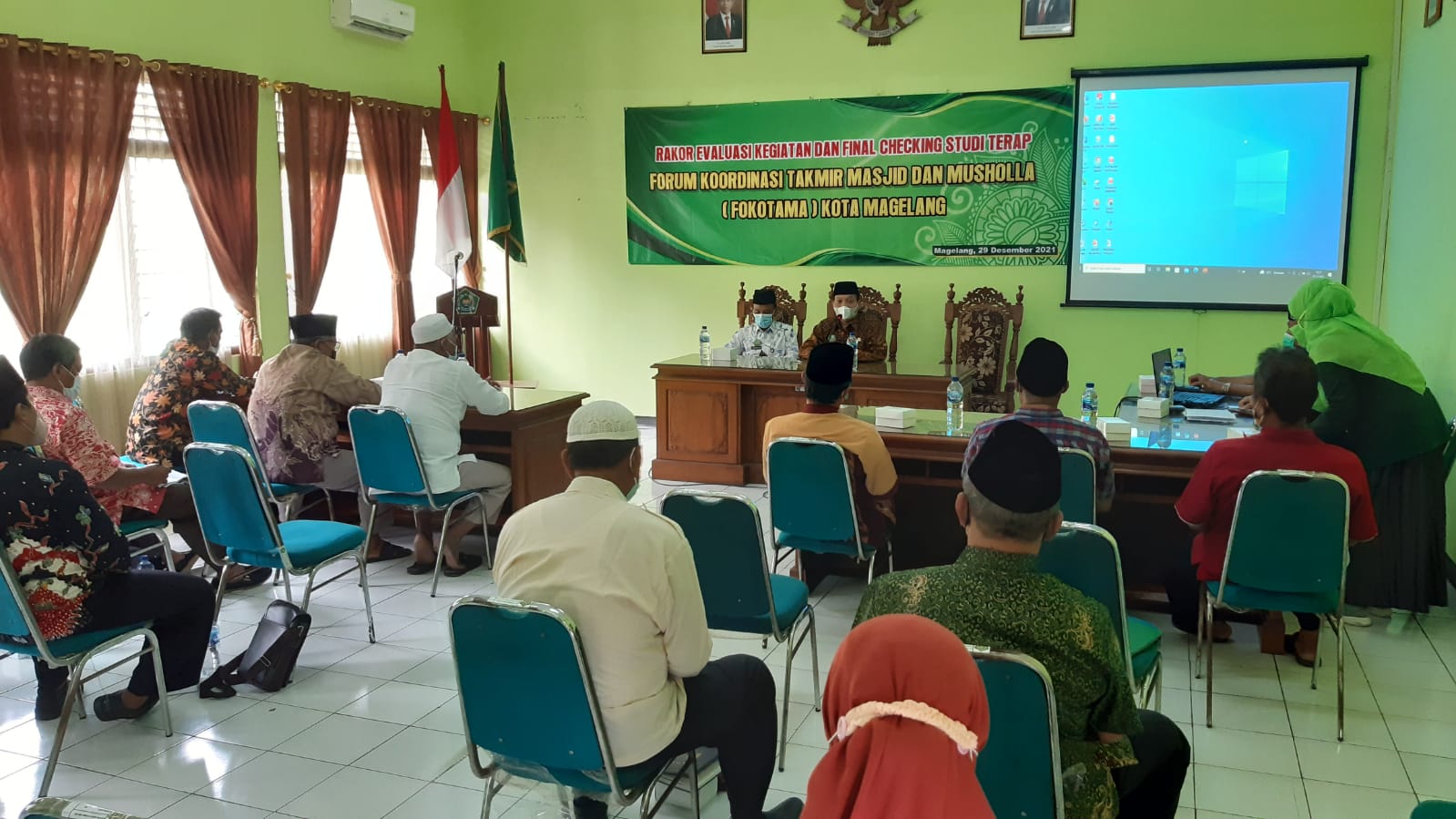 Fokotama Gelar Rakor Dan Evaluasi Untuk Tingkatkan Kinerja Serta Sinergitas Dengan Kankemenag Kota Magelang