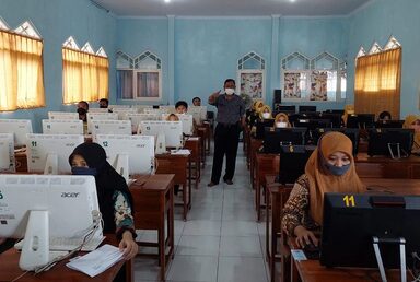 Kemenag Banjarnegara Pantau Pelaksanaan AKGTK Tahun 2021