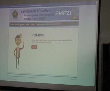 Tuntas! Submit Pembangunan ZI Kemenag Brebes Tahun 2021