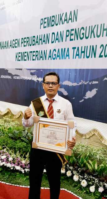 Moh. Mukson Dinobatkan sebagai Duta Inspiratif Kementerian Agama