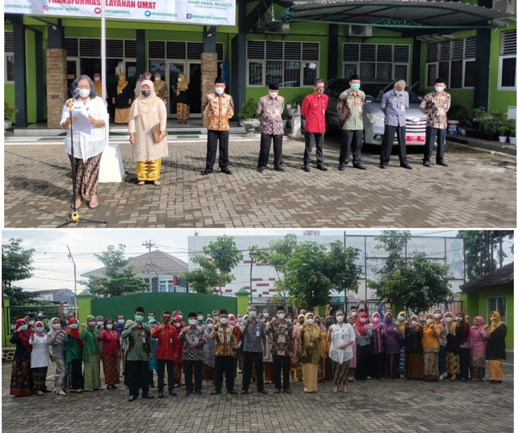 Hari Ibu, Kemenag Kota Semarang Gelar Apel Spesial