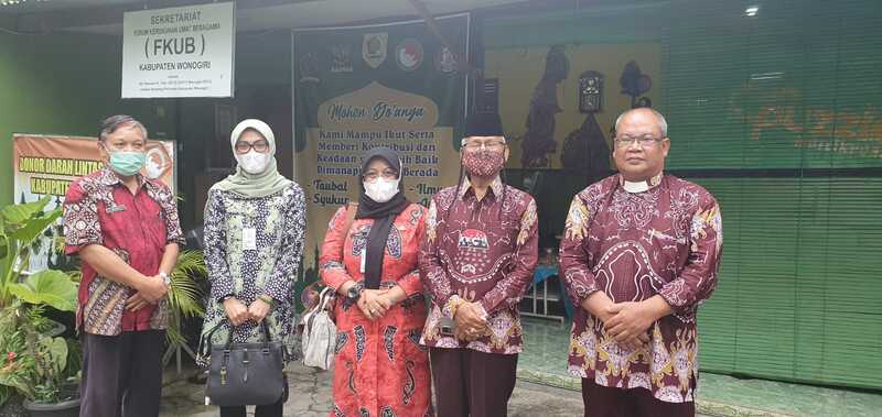 Persiapkan Desa Sadar Kerukunan, FKUB Wonogiri Terima Tim Monitoring Kanwil Kemenag Jateng