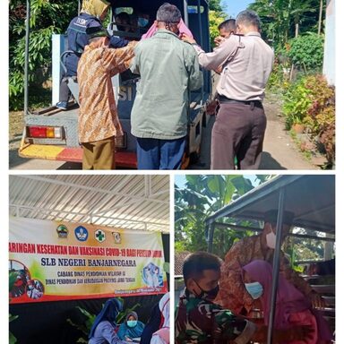 Sinergi Dengan Satgas Covid, PAIF Madukara Jemput Disabilitas Ikuti Vaksin