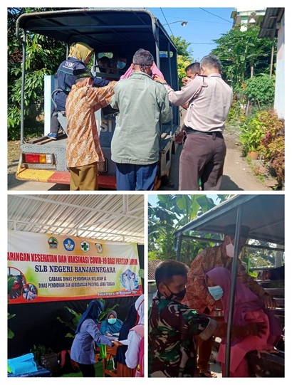 Sinergi Dengan Satgas Covid, PAIF Madukara Jemput Disabilitas Ikuti Vaksin