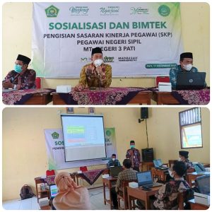 PNS MTsN 3 Pati Ikuti Bimtek Penyusunan SKP
