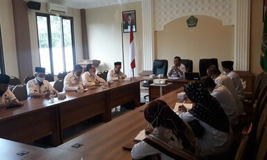 Rakor Penyelenggaraan KBM, Kasi Penmad Tekankan 3 Mekanisme Pembagian Raport