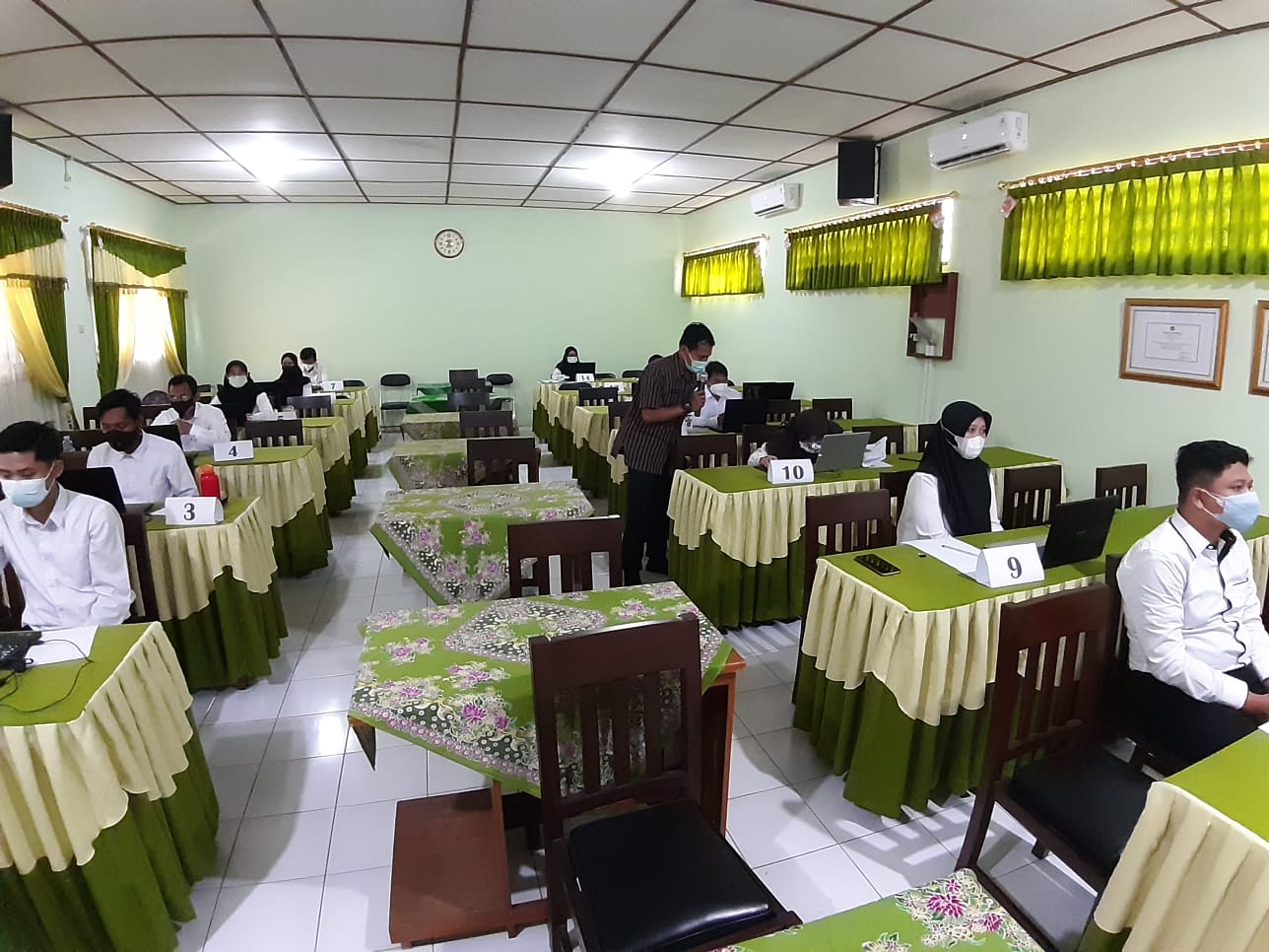 Seluruh Rangkaian SKD CPNS Kemenag 2021 di Klaten Lancar