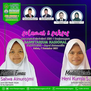 Semakin Mendunia, Madtsansa Cetak 2 Generasi Emas Menangkan Saintarium Nasional