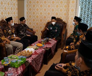 Seksi PD. Pontren Kemenag Brebes Menerima Silahturahim Seksi PD. Pontren Kab. Tegal
