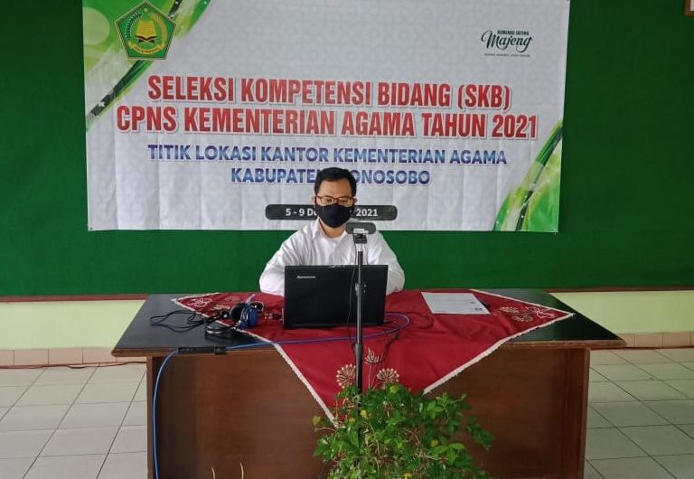 SKB CPNS Online 2021, Kankemenag Wonosobo Fasilitasi Peserta Ikuti Ujian