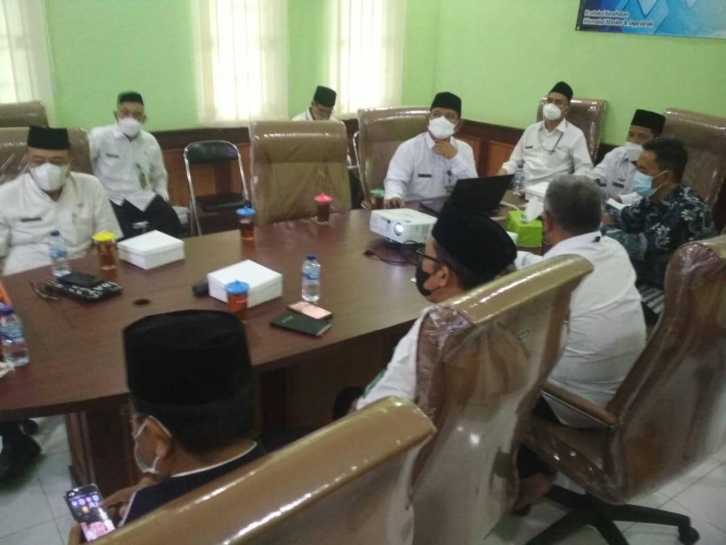 Kakankemenag Kab. Pekalongan Rakor Galang Dana Peduli Bencana Semeru.