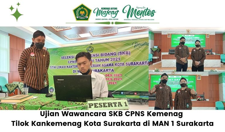 Panitia Berpakaian Lurik Ujian Wawancara CPNS Kemenag di MAN 1 Surakarta Lebih Menarik