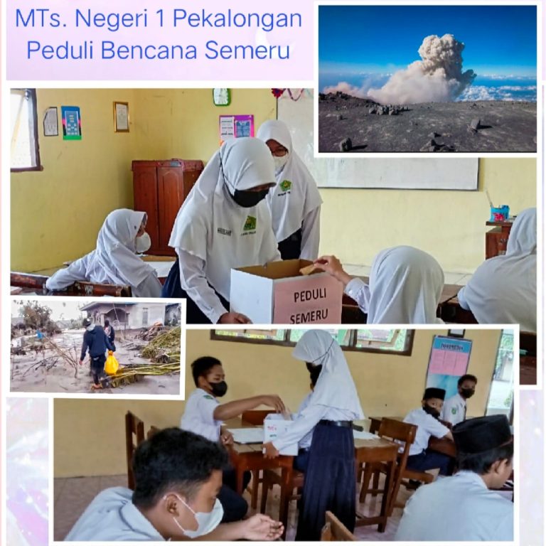 MTsN 1 Pekalongan Galang Dana Solidaritas Korban Gunung Semeru