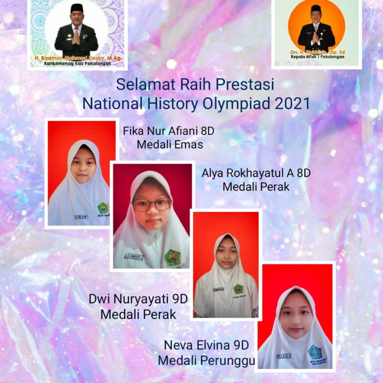 Siswi MTs N 1 Pekalongan Raih Prestasi NHO 2021