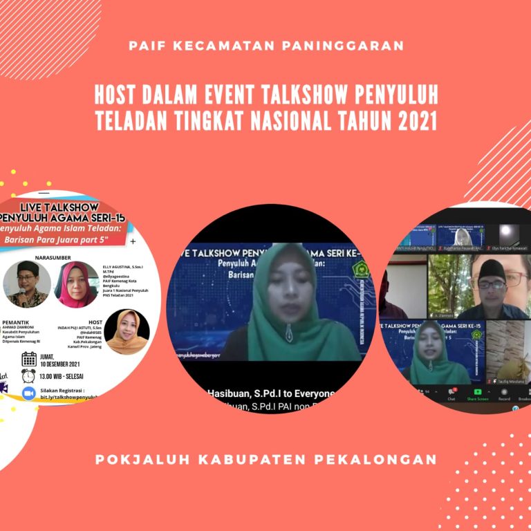 Event Live Talkshow Penyuluh Teladan Tingkat Nasional Tahun 2021