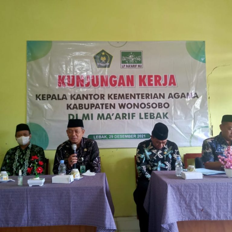 Kunjungan Kerja Kakankemenag ke MI Swasta di Kaliwiro