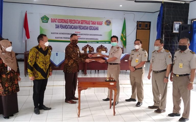 Gandeng BPN, Kemenag Banjarnegara Ingin Proses Sertifikasi Tanah Wakaf Lebih Cepat