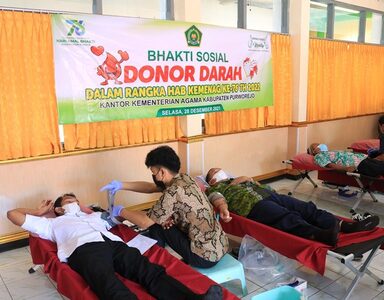 Kemenag Gandeng PMI Selenggarakan Donor Darah