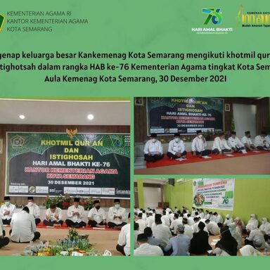 Peringati HAB, Kemenag Gelar Khotmil Quran dan Istighosah