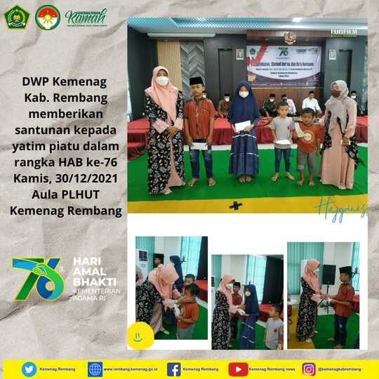 DWP Adakan Santunan Yatim Piatu