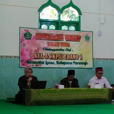 FKPAI Loano Selenggarakan Sosialisasi Wakaf