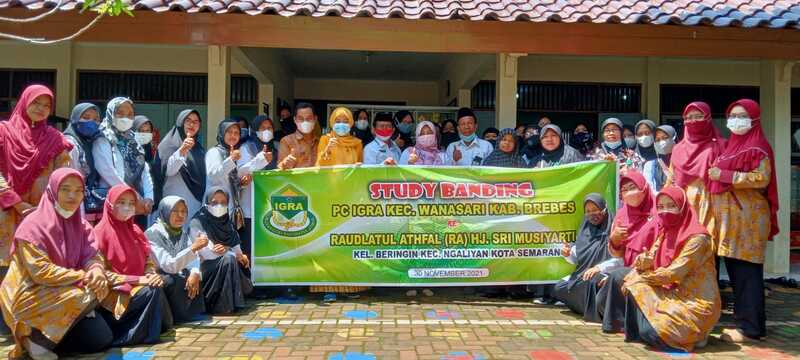 RA Wonosari Brebes Adakan Studi Banding ke RA Hj. Musiyarti
