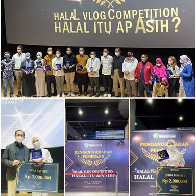 Dyah Ayu Juarai Halal Vlog Competition 2021