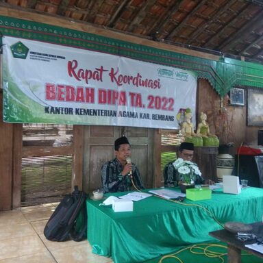 Awal Kinerja 2022, Kemenag Rembang Gelar Rakor Bedah DIPA