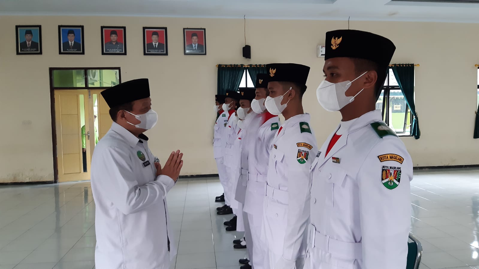 Paskibra MAN Kota Magelang Sukses Kibarkan Sang Saka Merah Putih Dalam Upacara HAB Ke-76