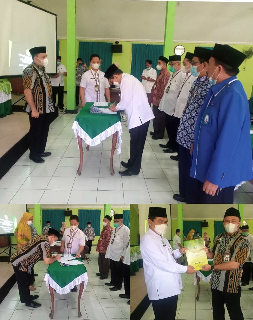 Kemenag Demak Laksanakan Penandatanganan Perkin guna Wujudkan  Manajemen yang Baik