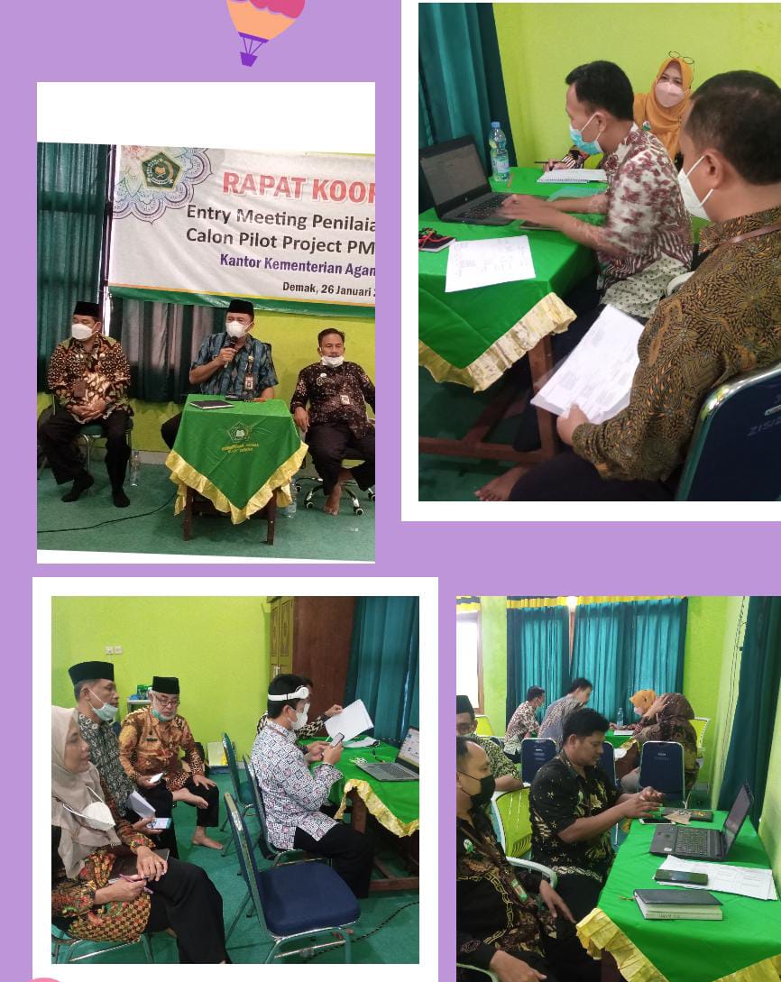 Kemenag Demak Ikuti Penilaian Pendahuluan PMPZI