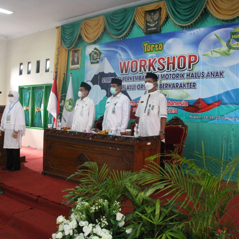 IGRA Klaten Gelar Workshop Stimulasi Tingkatkan Kemampuan Motorik Melalui Origami Berkarakter