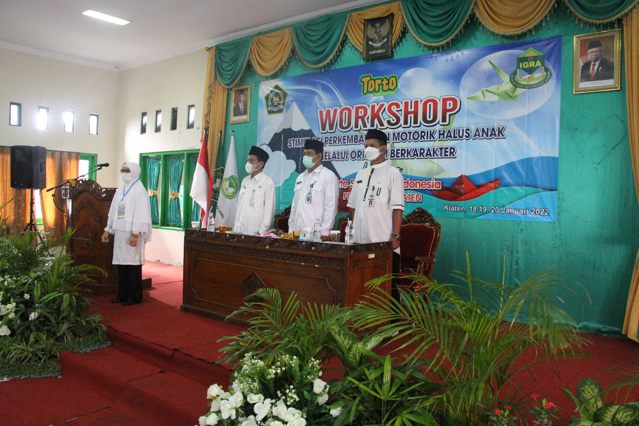IGRA Klaten Gelar Workshop Stimulasi Tingkatkan Kemampuan Motorik Melalui Origami Berkarakter