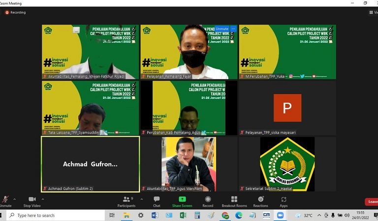 Penilaian Pendahuluan Dalam Rangka Penyamaan Persepsi