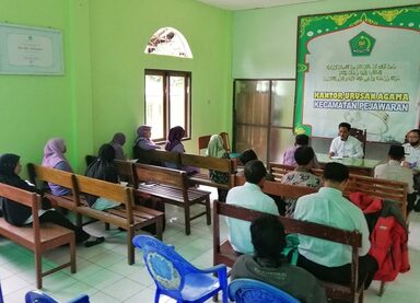 Baru Dilantik, Kepala KUA Kecamatan Pejawaran Lakukan Taaruf Dengan Keluarga Kemenag