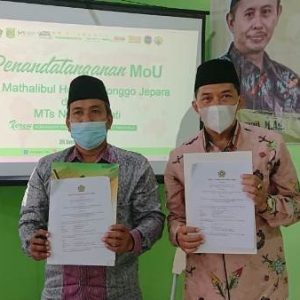MTsN 1 Pati Teken MoU Madrasah Sahabat Lintas Kabupaten