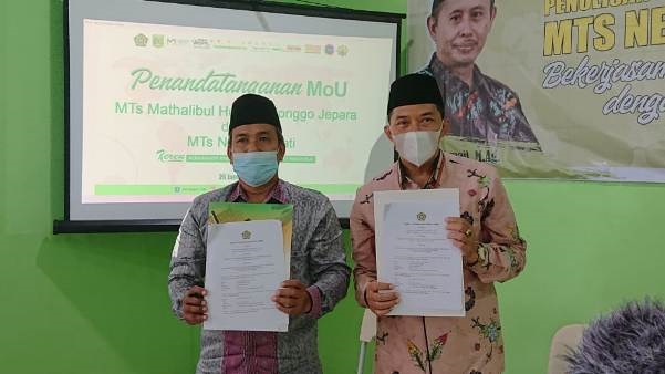 MTsN 1 Pati Teken MoU Madrasah Sahabat Lintas Kabupaten
