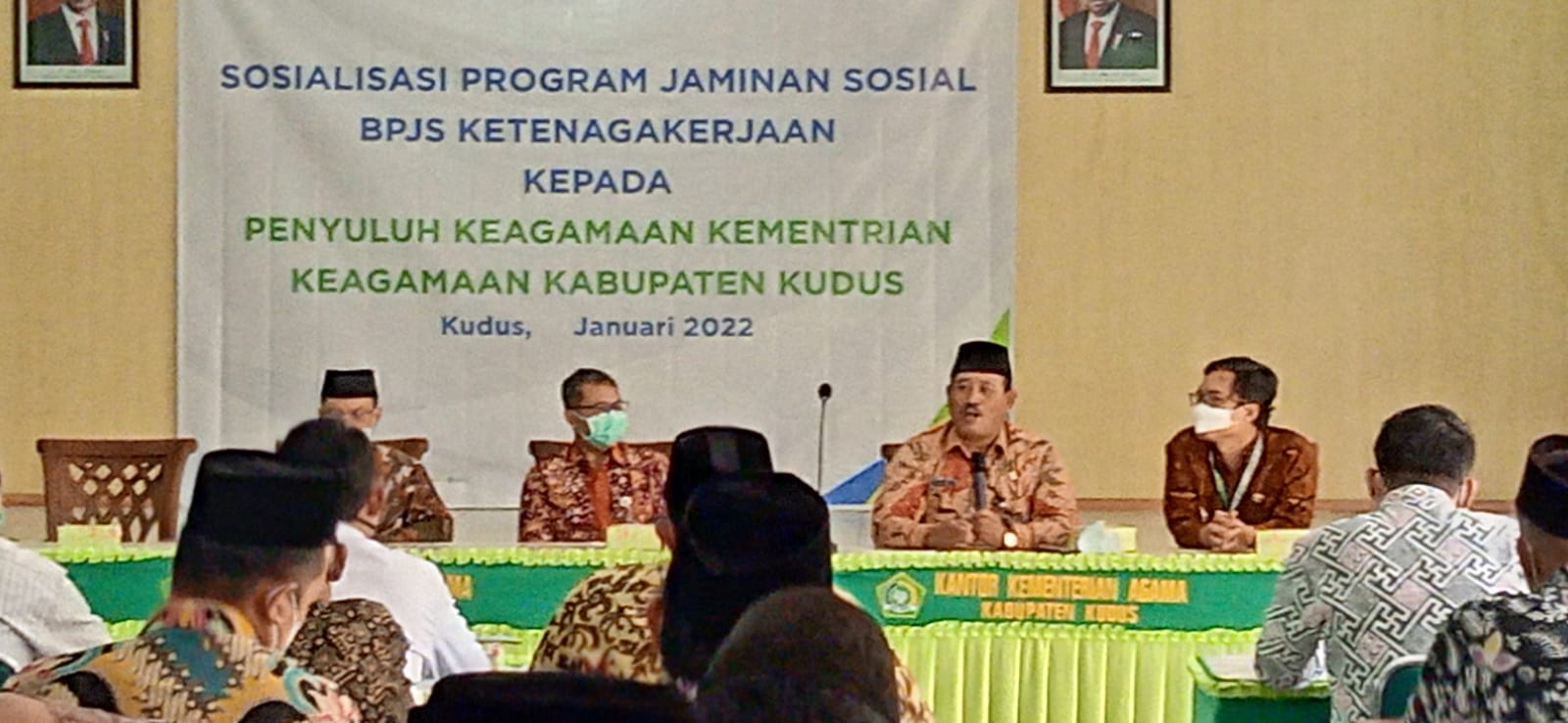 BPJS Ketenagakerjaan Sosial Sosialisasi di Kemenag Kudus