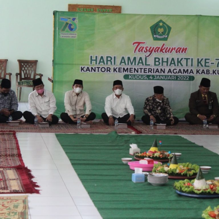 Kemenag Kudus Adakan Tasyakuran Peringati HAB Ke 76
